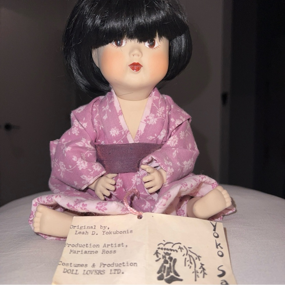 1984 Handmade Japanese Doll made for Yoko San’s Mini Conf Doll Lovers SLC, Utah
